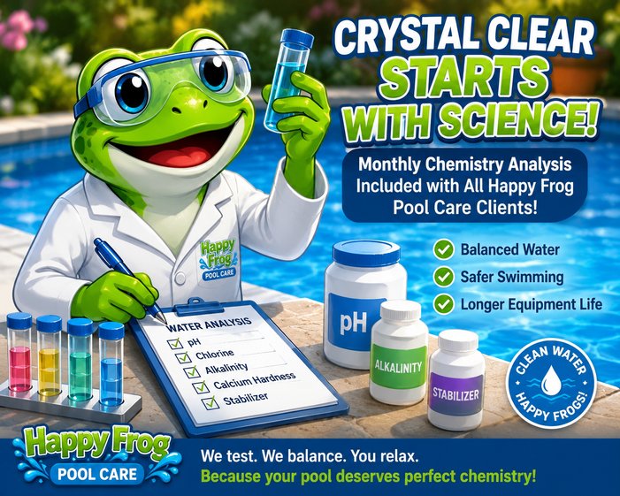 Happy Frog water chemistry analysis